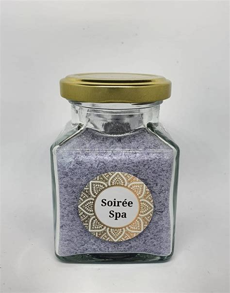 Aromatherapy Bath Salts Glass Jars Etsy