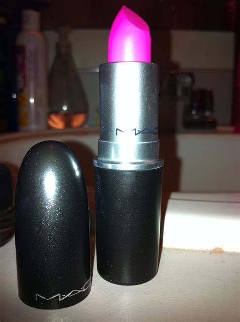 Mac Matte Lipstick In Hot Pink Touch Of Purple Dont