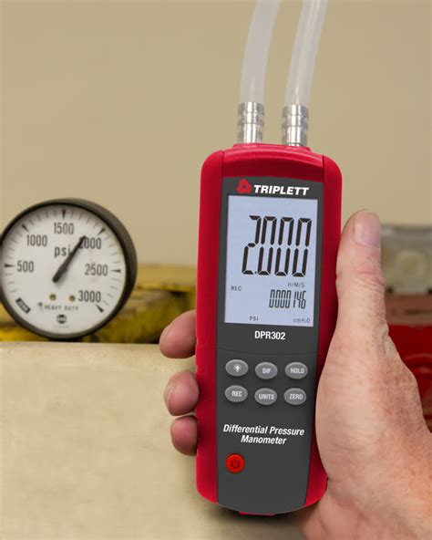 Differential Pressure Manometer 2psi Dpr302 — Triplett Test