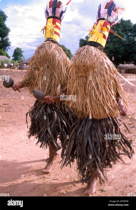 Karaja Indigenous People Traditional Dance Ilha Do Bananal Bananal