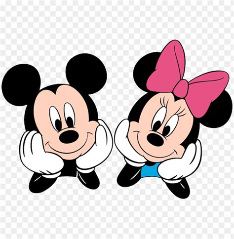 Free Download Hd Png Mickey Minnie Faces Mickey And Minnie Mouse Face