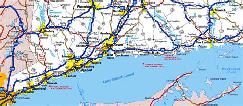 Check spelling or type a new query. Map of Long Island Sound with cities and towns