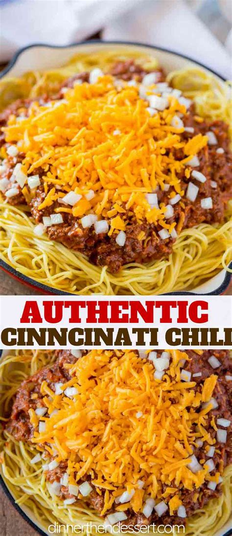 Chili is absolutely one them. Cincinnati Chili - Dinner, then Dessert