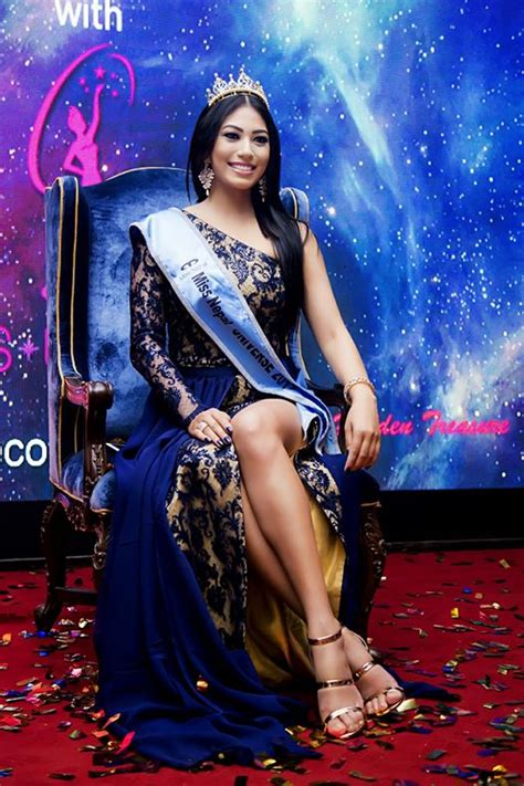 Nagma Shrestha Is First Miss Nepal Universepageant Tvon Fow 24 News