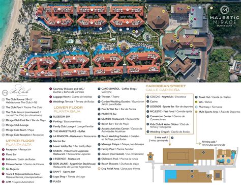 Resort Map Majestic Mirage Punta Cana Punta Cana Dr