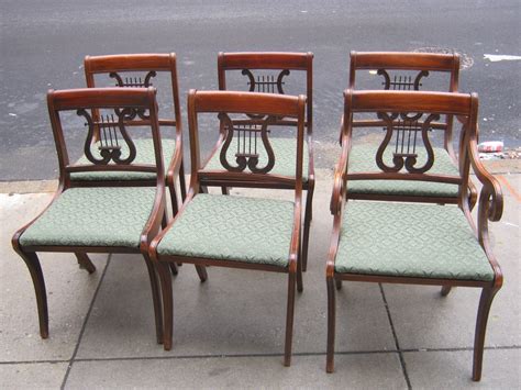 Dining chairs modern dining room dining room design dining room updates eames dining chair duncan phyfe table dining table chairs dining duncan phyfe style table. Uhuru Furniture & Collectibles: Duncan Phyfe Dining Room ...