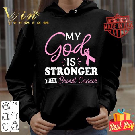 There are different kinds of breast cancer. My God Is Stronger Than Breast Cancer Awareness Gifts ...
