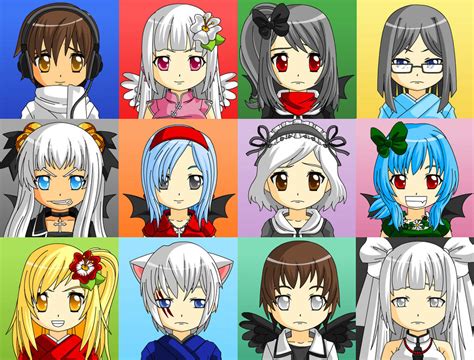 Oc Anime Faces By Carsonhakurei On Deviantart