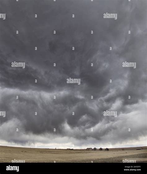 Prairie Storm Clouds Stock Photo Alamy