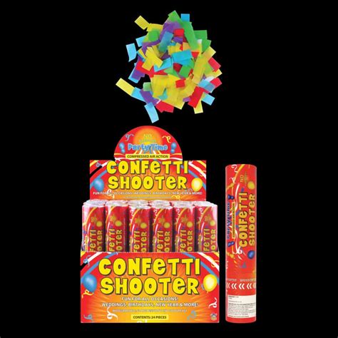 20cm Confetti Shooter Glowtopia
