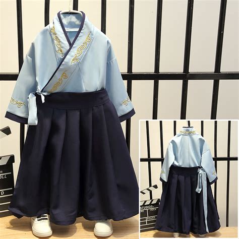 Boys Tang Suit For Kids Hanfu Boys Spring And Summer Tang Clothes