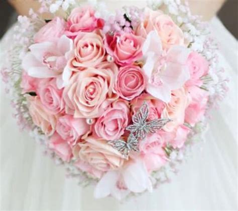 Heart Shaped Rose Bridal Wedding Bouquets Bridal Bouquet Wedding