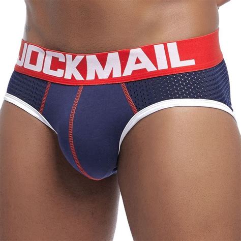 Jockmail Brand New Men Underwear Mesh Briefs Sexy Male