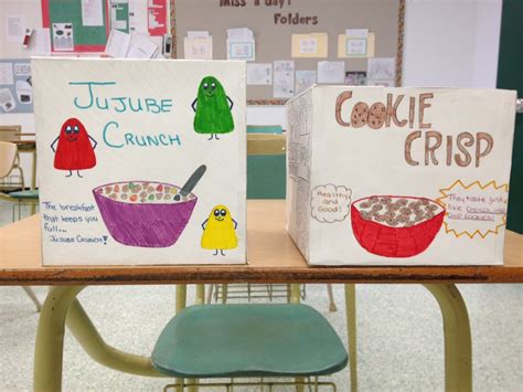 Mrs Kellington Math 8a The Ultimate Cereal Box Student Examples