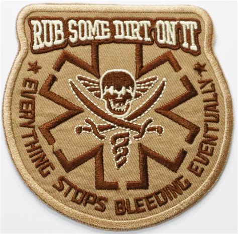 Rub Some Dirt On It Patch Morale Patches Australia