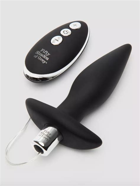Fifty Shades Of Grey Relentless Vibrations Remote Control Butt Plug