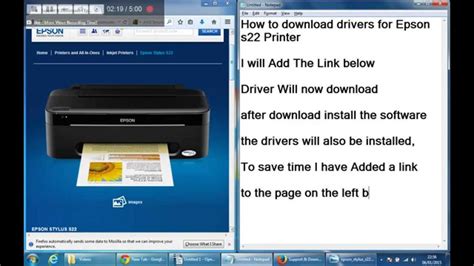 Identifying the right printer ink cartridge for your inkjet printer couldn't become simpler — simply look out for the daisy image. Download Drivers For Epson S22 Inkjet Printer - Download Link In Description - YouTube