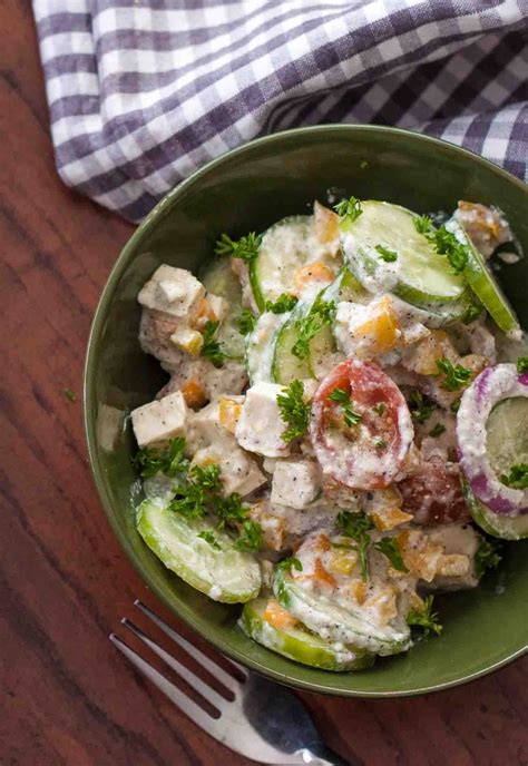 How to make recipe for potato salad with sour cream