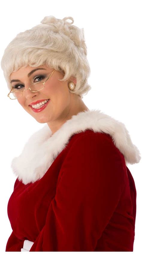 Womens Deluxe Mrs Claus Wig
