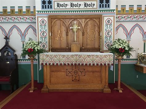 Altar Flowers — Remembrance Sunday Trinity Xxii 2017 Saint Stephen