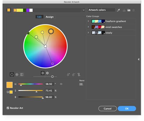 Recolor a Freeform Gradient in Adobe Illustrator, a deke.com article