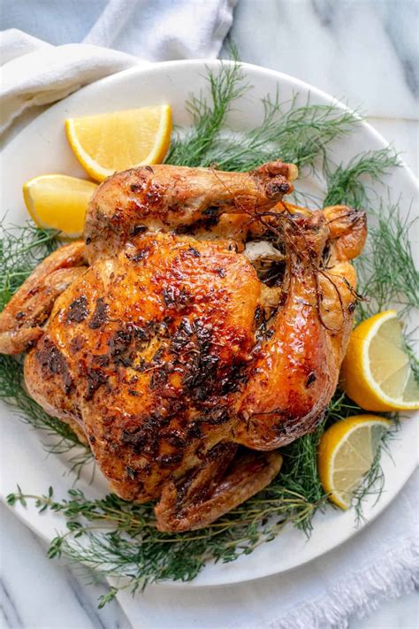Roasted Chicken With Garlic And Herbs Feelgoodfoodie