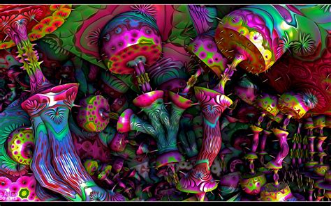 Free Download Psychedelic Mushrooms By Eccoarts 1920x1080 For Your