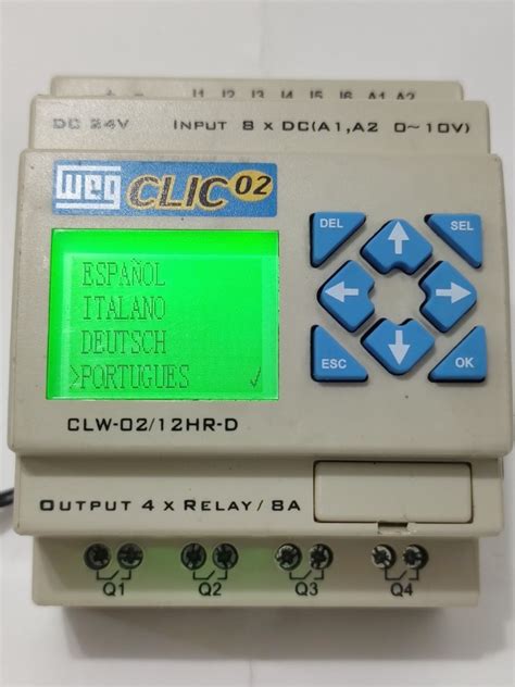 Clp Clic02 Clw 02 12hr D 3rd 24vcc Controlador Logico Weg