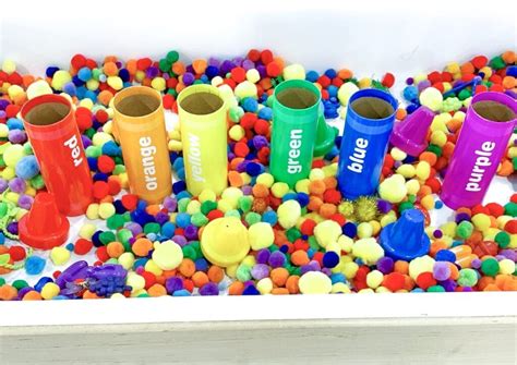 Huge List of Non-Food Sensory Bin Ideas for Preschoolers