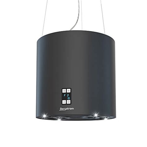 Bauknecht dbah 65 lm x dunstabzugshaube flachschirm / 60cm. Bergstroem Design Inselhaube Dunstabzugshaube freihängend Deckenhaube matt Schwarz - AgerToh