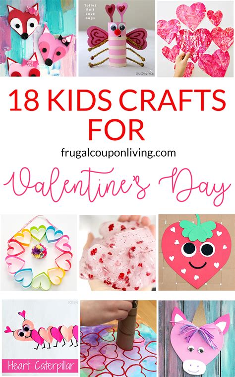 Kids Crafts Valentines Day Card Over 21 Valentines For To Make That