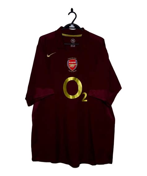 2005 06 Arsenal Home Shirt Xxl The Kitman Football Shirts
