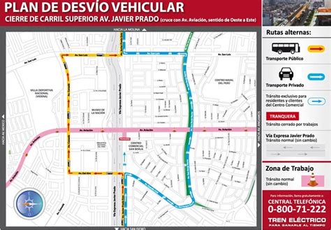 Metro De Lima Horizonte 2025 Plan De DesvÍo Vehicular Javier Prado