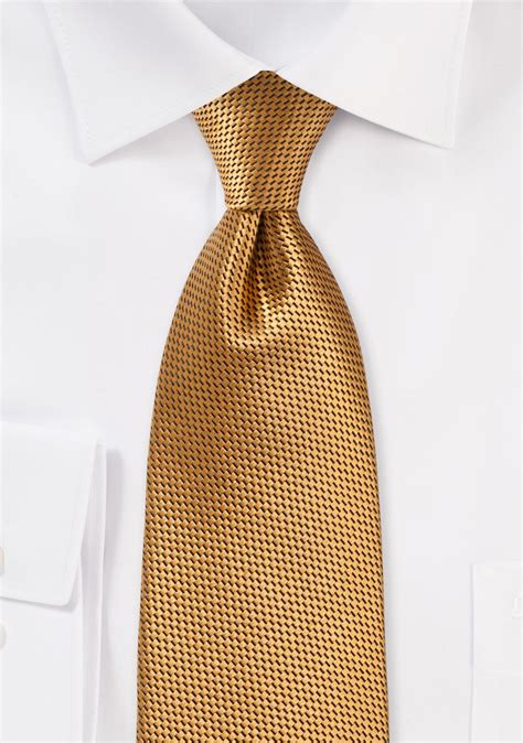 Rich Gold Textured Silk Tie Cheap Neckties Com