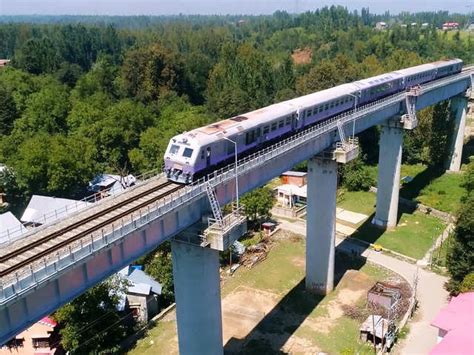 Northern Railway To Complete The Udhampur Srinagar Baramulla Rail Link