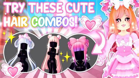 Cute Hair Combos You Must Try Outfit Ideas 👑royale High Roblox Youtube