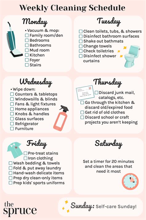A Realistic Weekly Cleaning Schedule To Get You Started