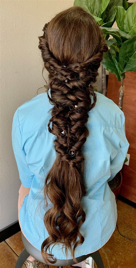 long hair braids long hair styles hair styles rapunzel braid