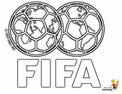 Coloring Page Fifa World Cup 2022 Official Logo 3 | Images and Photos