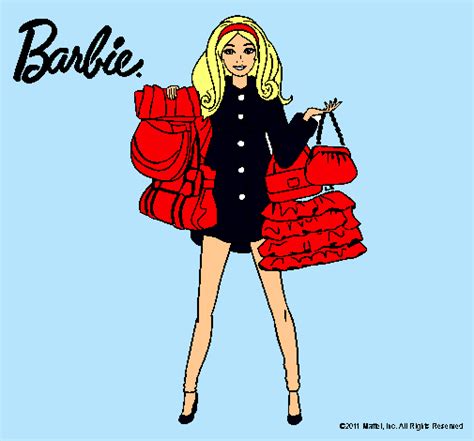 Dibujo De Barbie De Compras Pintado Por Yaneneira En El Día 07 09 11 A Las 02 07 25