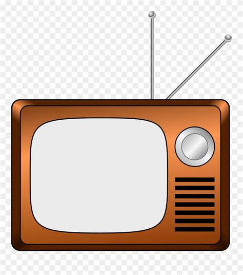Television Cliparts Old Fashioned Tv Cartoon Png Download 6266