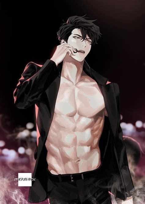 Anime Guys Shirtless Dark Anime Guys Handsome Anime Guys Anime Boys