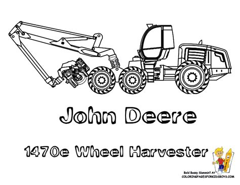 Maehdrescher Ausmalbilder Traktor John Deere Kostenlos Coloring And