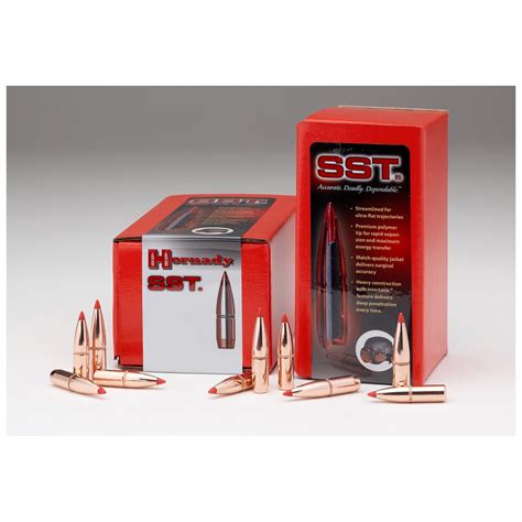 100 Pk Of Hornady 243 6mm 95 Grain Sst Bullets 610793