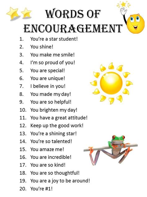 Encouragement Motivation Inspiration Words 