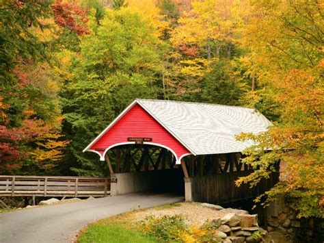 5 Nh Road Trips Fall Foliage Waterfalls Covered Bridges Ghost Town