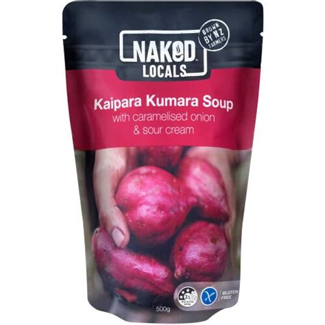 Buy Naked Locals Fresh Soup Kaipara Kumara Pouch G Online At Countdown Co Nz