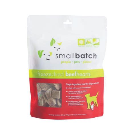 Smallbatch Freeze Dried Beef Heart Treats 35oz Furlys Pet Supply