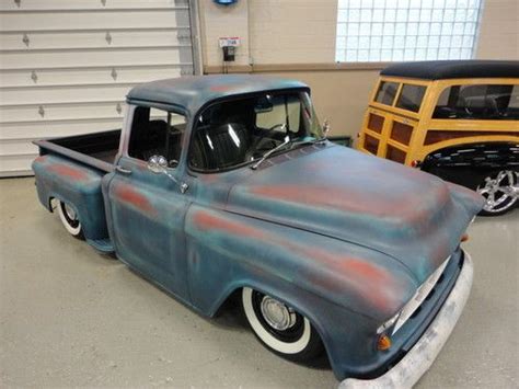 Sell Used 1955 Chevy 3100 Truck Airride Patina Vinatge Air Ac Ratrod
