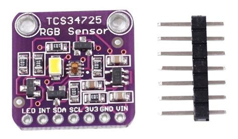 Modulo Sensor Reconocimiento De Color Rgb Tcs34725 Arduino Mercadolibre